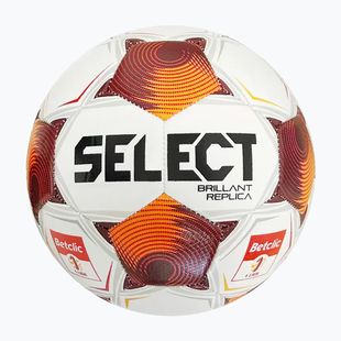 Labdarúgó labda SELECT Brillant Replica Betclic v25 white/red méret 5