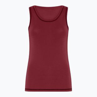Női termoaktív póló Dovre Wool Singlet burgundy