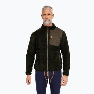 Férfi polár pulóver Dovre Teddy Fleece green