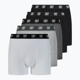 Férfi boxeralsó CR7 Basic Trunk 5 par black/dark grey/grey/white