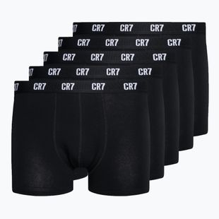 Férfi CR7 Basic Trunk boxeralsó 5 pár fekete