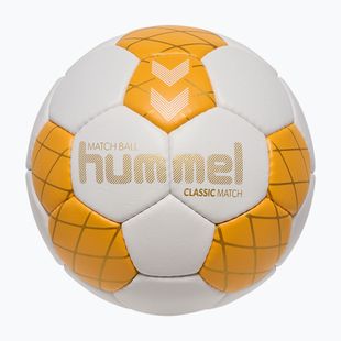 Kézilabda Hummel Classic Match HB off white/orange/gold size 3