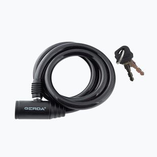 GERDA FLEX 1000/10K kerékpárzár, fekete színű