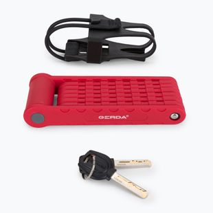 Kerékpárzár Gerda Fold Lite 950V piros 0SF00095000.MXV2YP