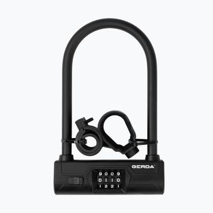 Kerékpárzár GERDA Ultra Combo 245/153C U-Lock black
