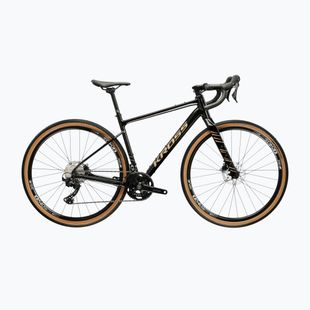 Gravel kerékpár KROSS Esker 6.0 black/gold/gloss