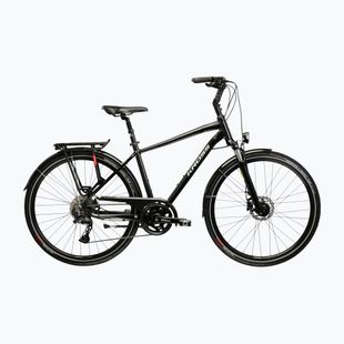 Férfi trekking kerékpár KROSS Trans 7.0 black/silver/gloss