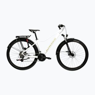 Női mountain bike KROSS Lea 2.0 Eq W 27.5 white/gold/gloss