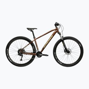 Hegyi kerékpár KROSS Hexagon 5.0 27.5" brown/gold/gloss