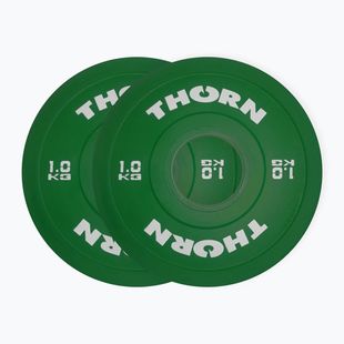 Súlyok THORN FIT Fractional 2 x 2 kg green/white