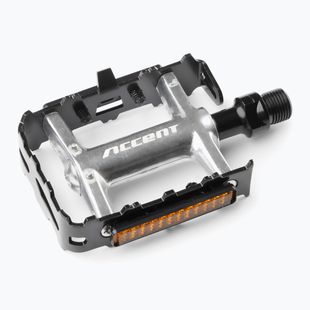 Kerékpár pedál ACCENT Hellium ezüst/fekete