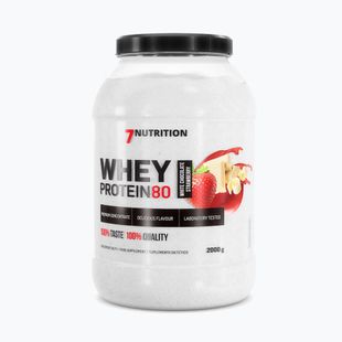 Tejsavó 7Nutrition Protein 80 fehér csokoládé-eper 7Nu000315