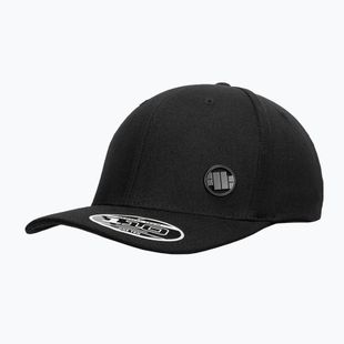 férfi baseballsapka męska Pitbull West Coast Snapback Hook & Loop ,,3D Metal Logo" black