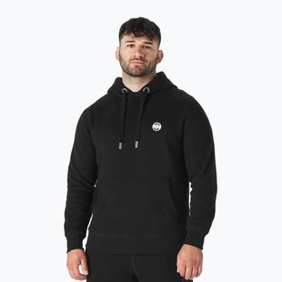 Férfi Pitbull West Coast Small Logo kapucnis melegítőfelső fekete