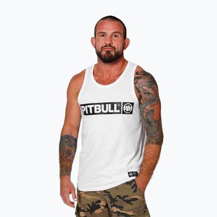 Pitbull Hilltop Tank Top fehér férfi póló