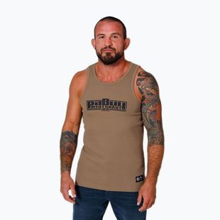 Férfi Pitbull Boxing Tank Top prérifarkas barna