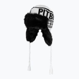 Férfi téli sapka Pitbull Beanie Mission Bay white/black
