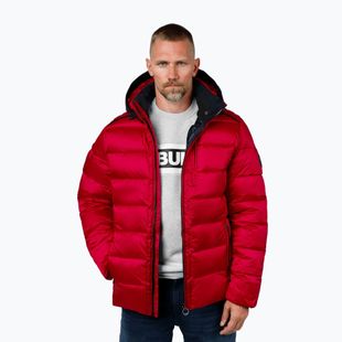 Férfi télikabát Pitbull Barles Ribstop Padded Hooded red