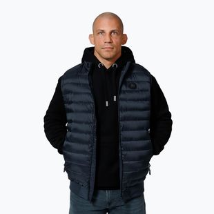 Férfi mellény Pitbull Lancaster Quilted dark navy
