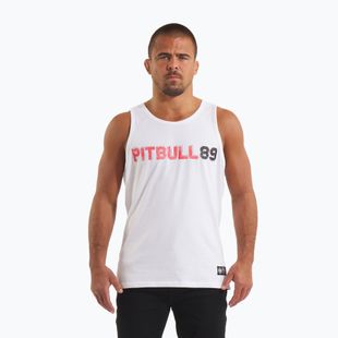 Pitbull Dog 89 férfi tank top fehér