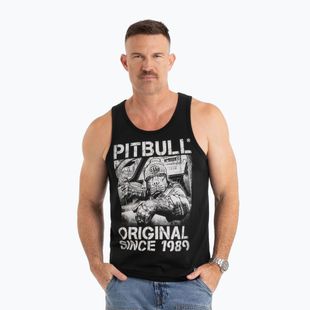 Pitbull Tank Top Drive fekete férfi póló