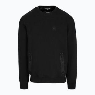 Férfi Pitbull Dogwood Crewneck pulóver fekete