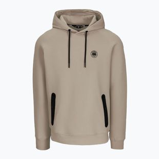 Férfi Pitbull Dogwood kapucnis melegítőfelső sötét homok