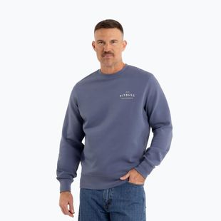 Férfi Pitbull Sampson Crewneck Sweatshirt navy farmer