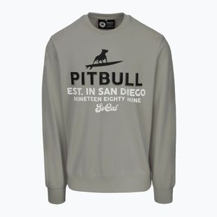 Férfi Pitbull szörföző kutya Crewneck melegítő pulóver poros szalvia