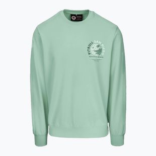 Férfi Pitbull Planet Surf Crewneck Sweatshirt világos menta