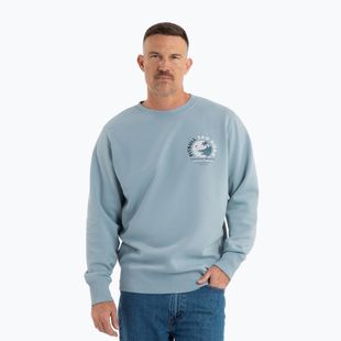 Férfi Pitbull Planet Surf Crewneck Sweatshirt világoskék