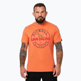 Férfi Pitbull San Diego Ins. fluo narancssárga póló