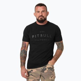 Pitbull USA férfi póló CAL fekete