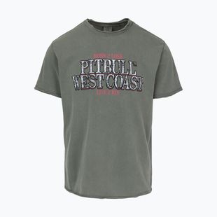 Pitbull Ace Of Spades férfi póló tompított zöld