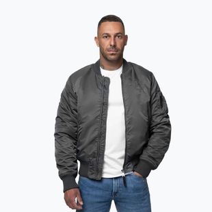 Férfi dzseki Pitbull Hacket Washed Bomber graphite