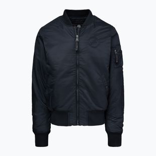 Férfi bomberdzseki Pitbull Hacket Washed Bomber dark navy