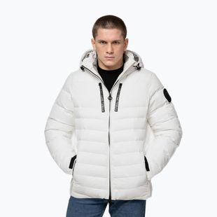 Férfi télikabát Pitbull Crestline Padded Hooded off white
