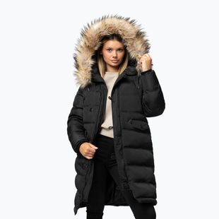 Női téli dzseki Pitbull Queenston Padded Hooded black