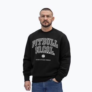 Férfi pulóver Pitbull So Cal Crewneck black