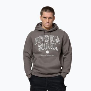 Férfi pulóver Pitbull So Cal Hooded taupe