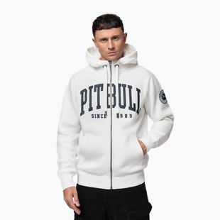 Férfi kapucnis pulóver Pitbull Norton Hooded Zip off white