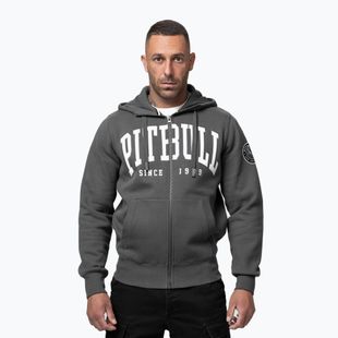 Férfi pulóver Pitbull Norton Hooded Zip graphite