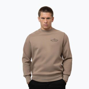 Férfi pulóver Pitbull Sampson Crewneck Sweatshirt pale sand