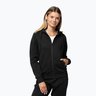 Női cipzáras kapucnis pulóver Pitbull Explory Hooded Zip black