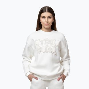 Női pulóver Pitbull Crewneck Fiora off white