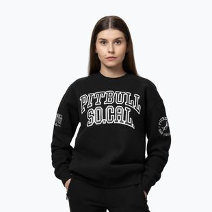 Női pulóver Pitbull Crewneck Fiora black/black