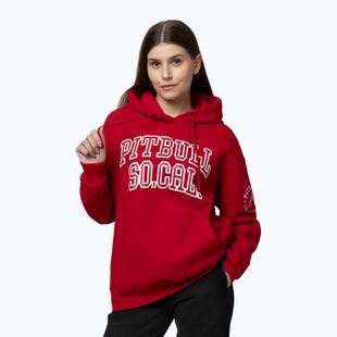 Női pulóver Pitbull Fiora Hooded wild red