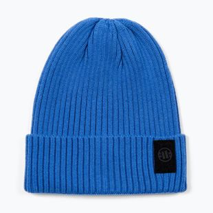Téli sapka Pitbull Beanie Velcro Logo royal blue