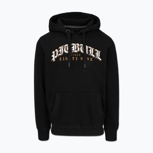 Férfi pulóver Pitbull Tattoo Hooded black