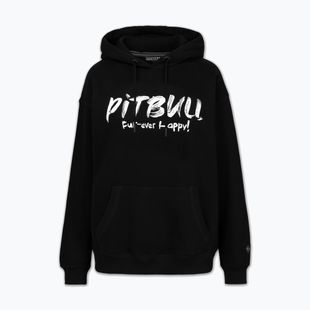 Női pulóver Pitbull Puppy 2 Hooded black